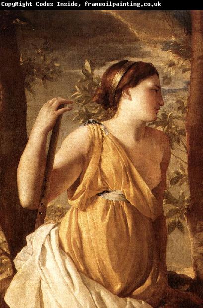 POUSSIN, Nicolas The Inspiration of the Poet (detail) af